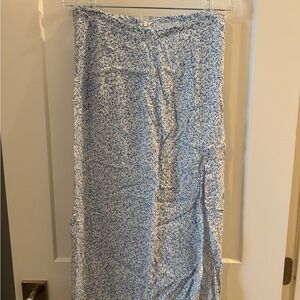 Blue Floral Women's Skirt